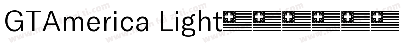 GTAmerica Light字体转换